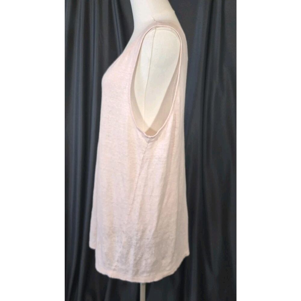 Sundance Mabel Linen Pink Tank Top Large - Picture 5 of 9